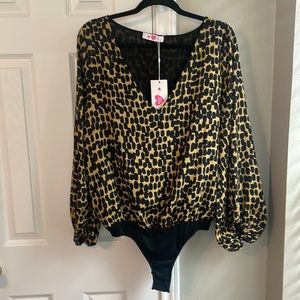 Womens Buddy Love bodysuit. Size large.